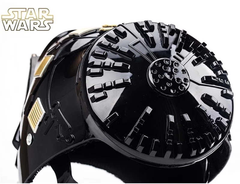 Star Wars Black Mask Helmet Mandalorian Darth Vader Wearable Props ABS Cosplay - Image 4 of 4