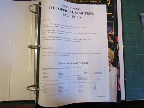 The Official Star Trek Fact Files Volumes 1 -14 Folders - Picture 12 of 13