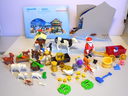 Playmobil 6624 Adventskalender Weihnacht auf dem Bauernhof komplett BA mit OVP - Picture 3 of 5