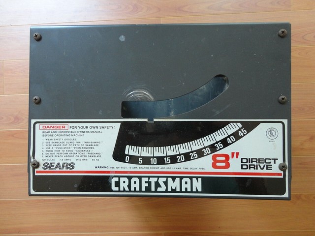 Craftsman 8 Inch Direct Drive Table Saw 