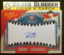 2019 Kevin Newman Leather & Lumber Baseball Rookie Sweet Spot Auto #103/125!