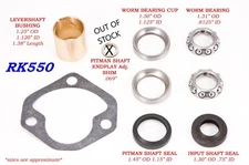 RK550 Repair Kit - Manual Saginaw Steering Gear Type 525 STEEL CAGE Bearing
