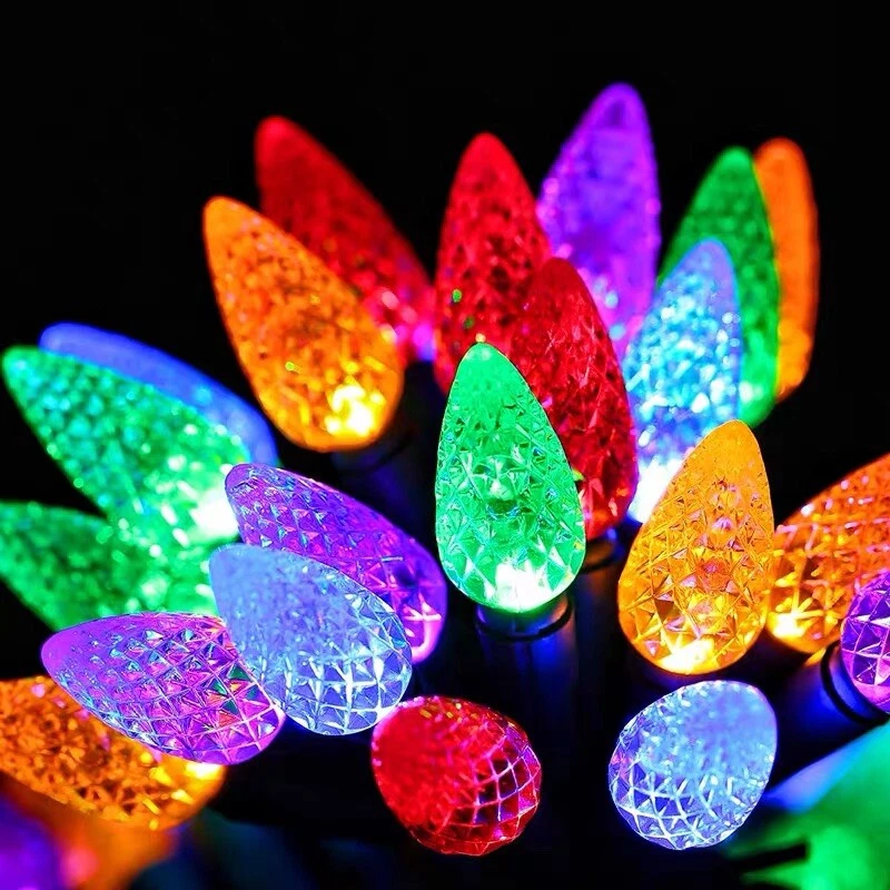 C9 Christmas String Lights Outdoor 30 Led 50 Led Waterproof - Temu