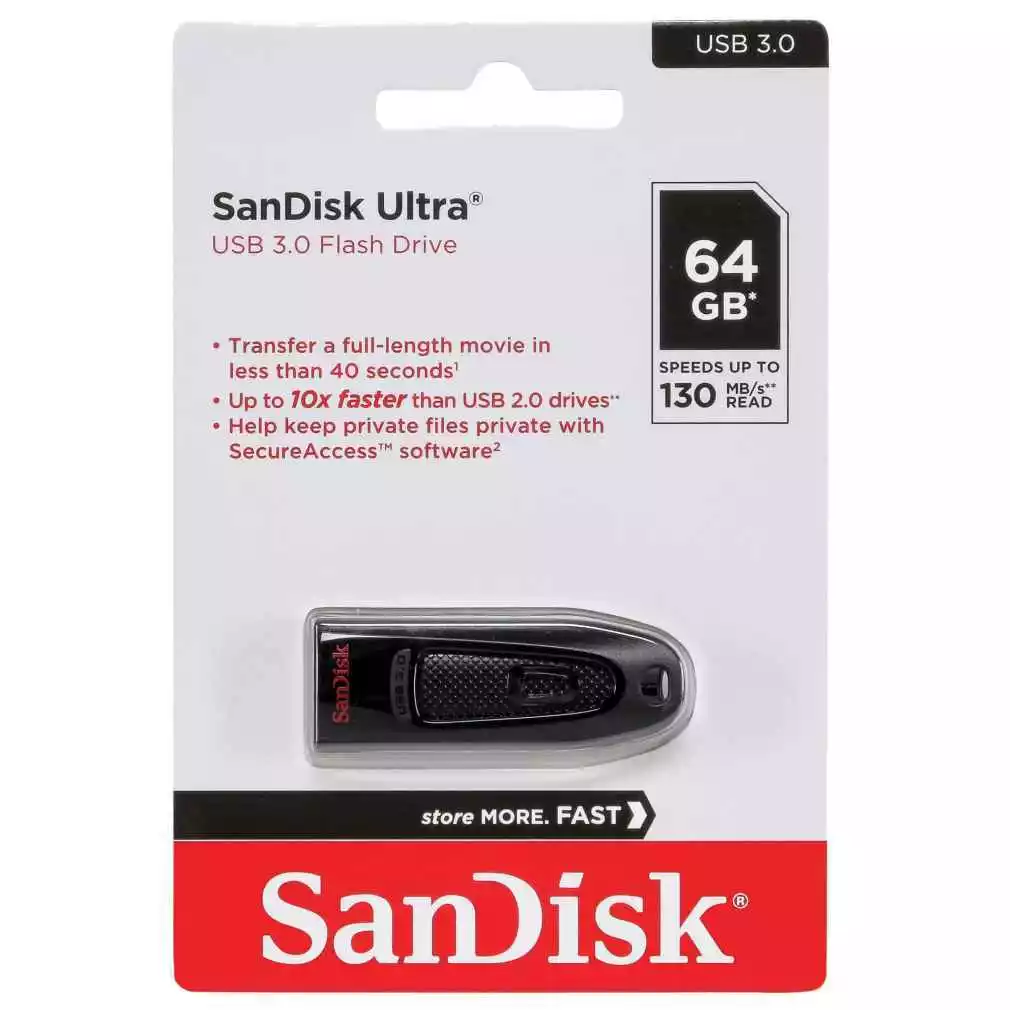 Clé USB 3.0 Sandisk Ultra 128 Go - Clé USB - Top Achat