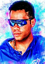 2021 ROBERTO ALOMAR 3/5 ORIGINAL PRINT ART SKETCH CARD ARTIST SIGNED