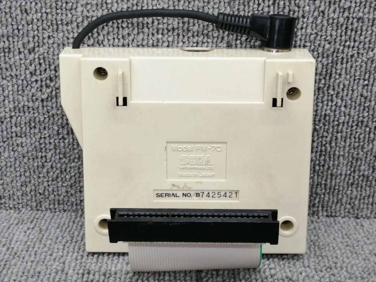 SEGA FM SOUND UNIT FM-70 For SEGA Mark III No Tested only unit | eBay