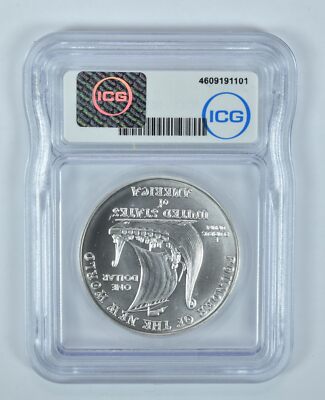 2000-P Leif Ericson Commemorative Silver Dollar MS70 ICG | eBay