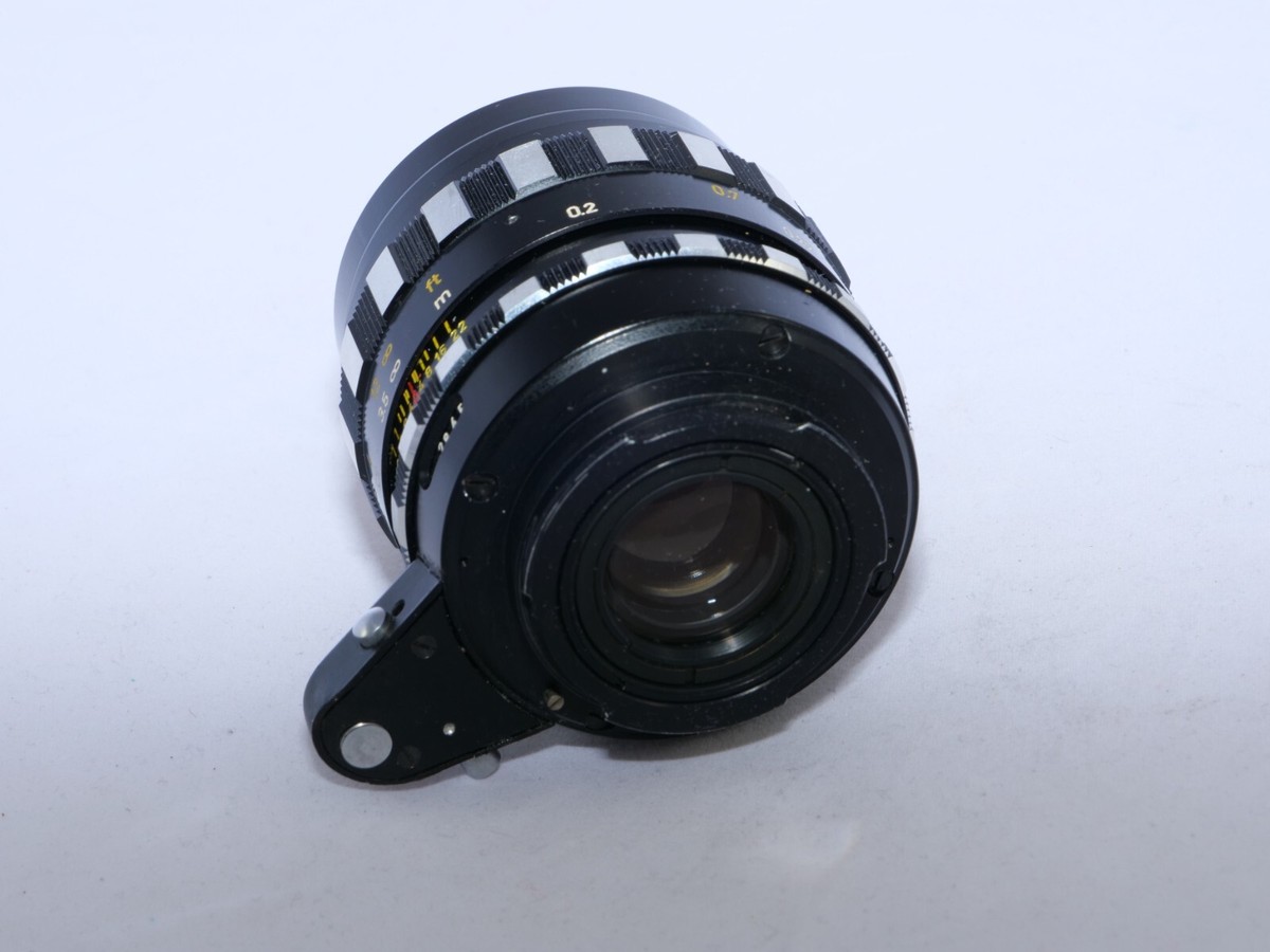 Exakta Steinheil Auto-D-Quinaron 35mm f/2.8 w. a. lens. Black
