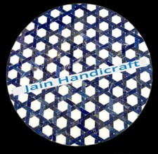 4' round Marble Table Top Coffee Dining Center Inlay lapis antique design table