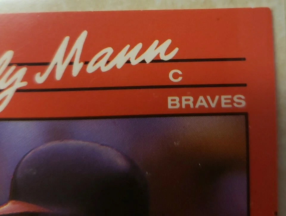 Donruss 90 Kelly Mann Error Card - Image 4 of 4