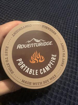 Adventuridge Portable Campfire 1 Pack Camping Bonfire Single Use Burns 4 Hours