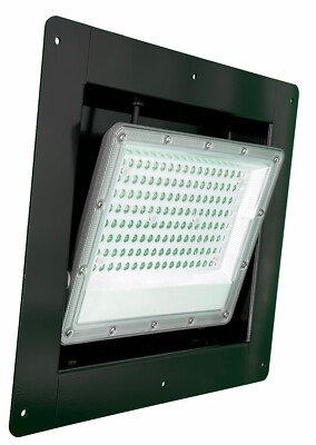 #ad Cargo Race Trailer Toy Hauler Exterior Flush LED Flood Light 110 VAC Thin Black $126.00