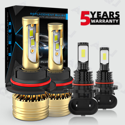 Para For Ford Explorer Sport Trac 2001-2005 4PC LED faro + bombillas antiniebla