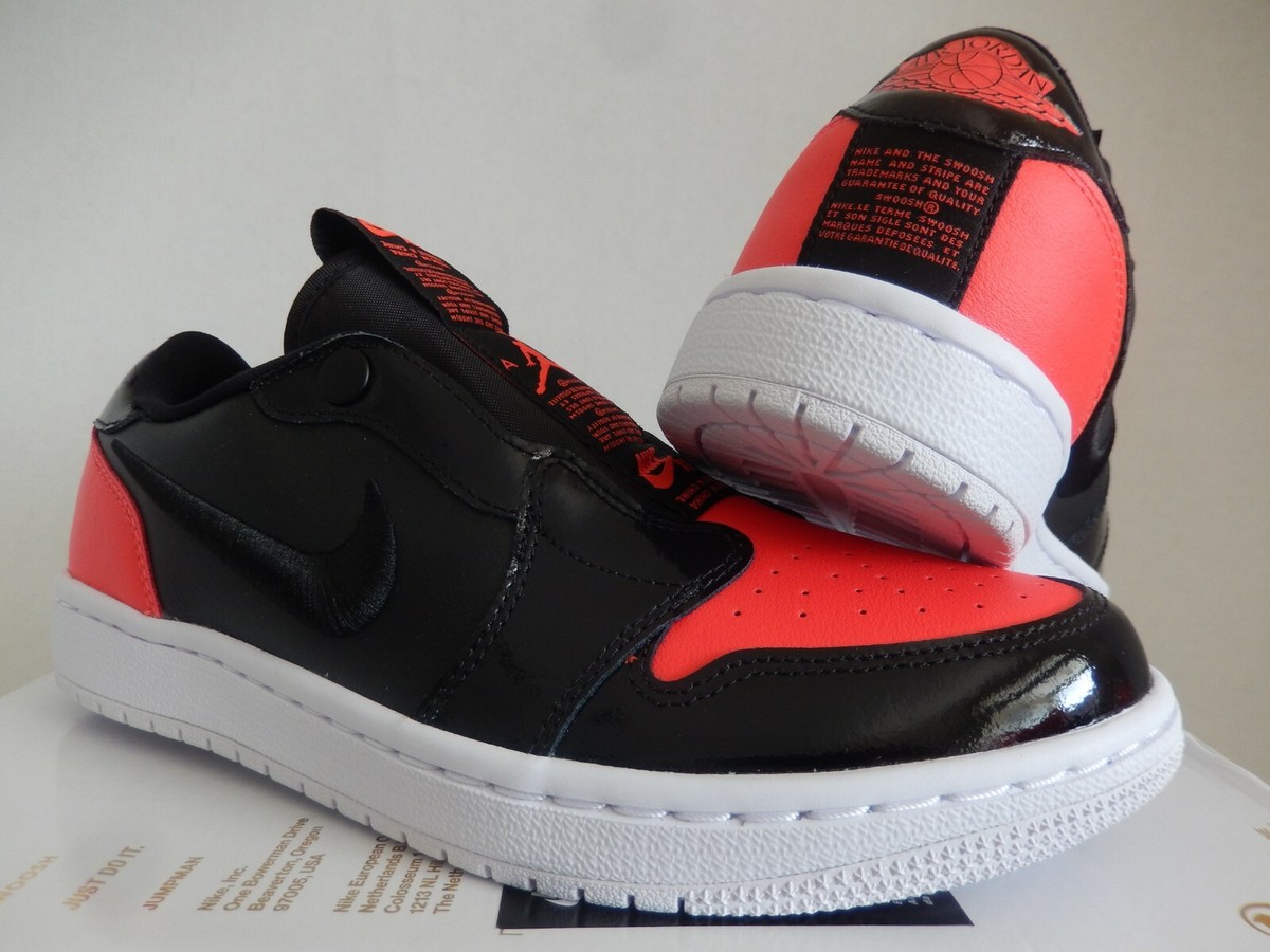 WMNS NIKE AIR JORDAN 1 RETRO LOW SLIP BRIGHT CRIMSON-BLACK WMNS NIKE AIR JORDAN 1 RETRO LOW SLIP BRIGHT CRIMSON-BLACK