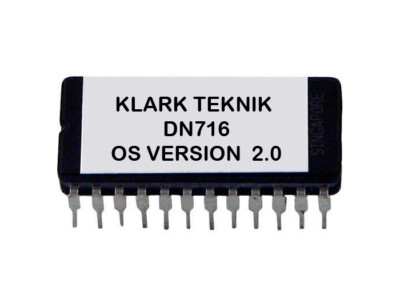 Klark Teknik DN716 Latest OS Version 2.0 ROM Firmware Upgrade Eprom Update