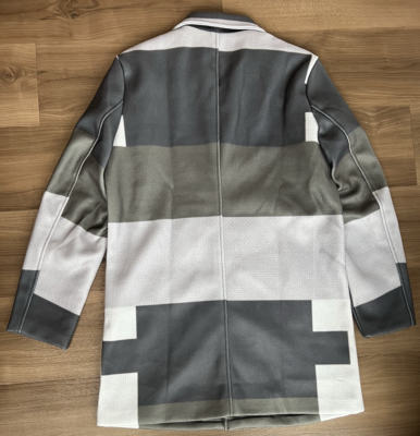 ジャケット・アウター 188 KHOKI M51 Patchwork Coat Gray Stripe 188 KHOKI M51 Patchwork Coat Gray Stripe