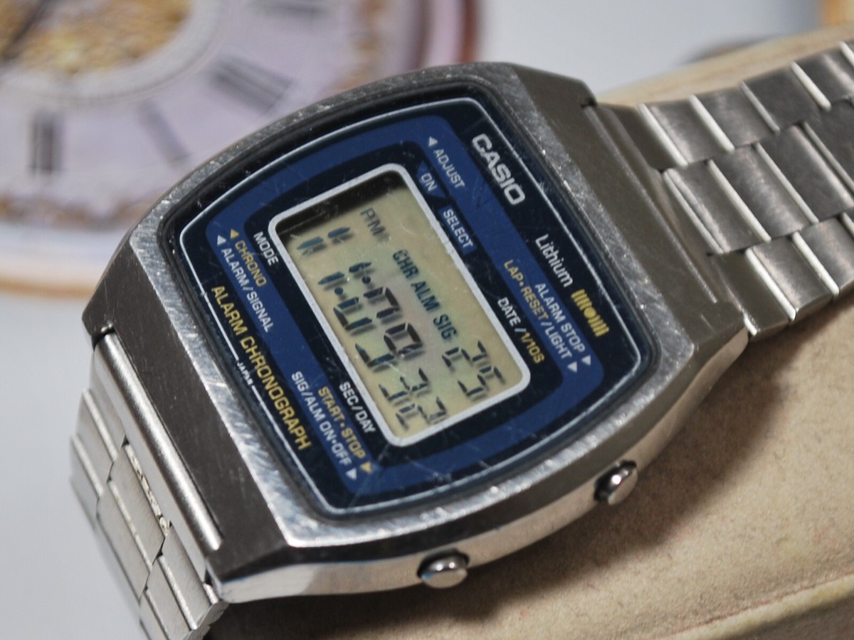 【80's VTG】 CASIO Alarm Chronograph W-250 Vintage CASIO AX-250 RARE JAPAN 80's LCD Digital Watch READ