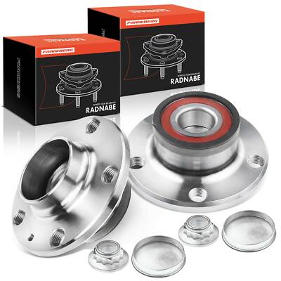 2x Radnabe Radlagersatz Hinten für Audi A1 2 VW Polo 9N Skoda Fabia Seat Cordoba