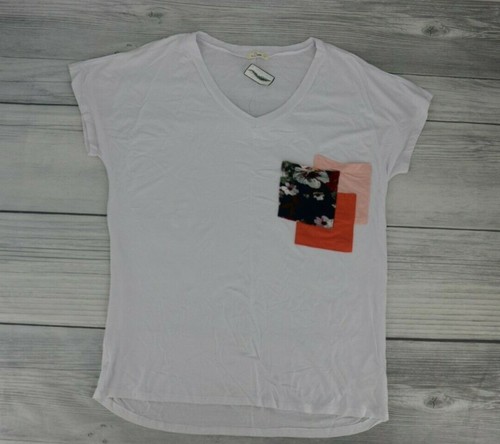E Luna Womens Short Sleeve Solid Tee w 