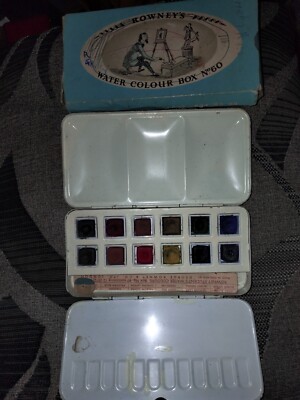 GEORGE ROWNEY AQUAROL BLAU LACKDOSE #60 MIT FARBEN