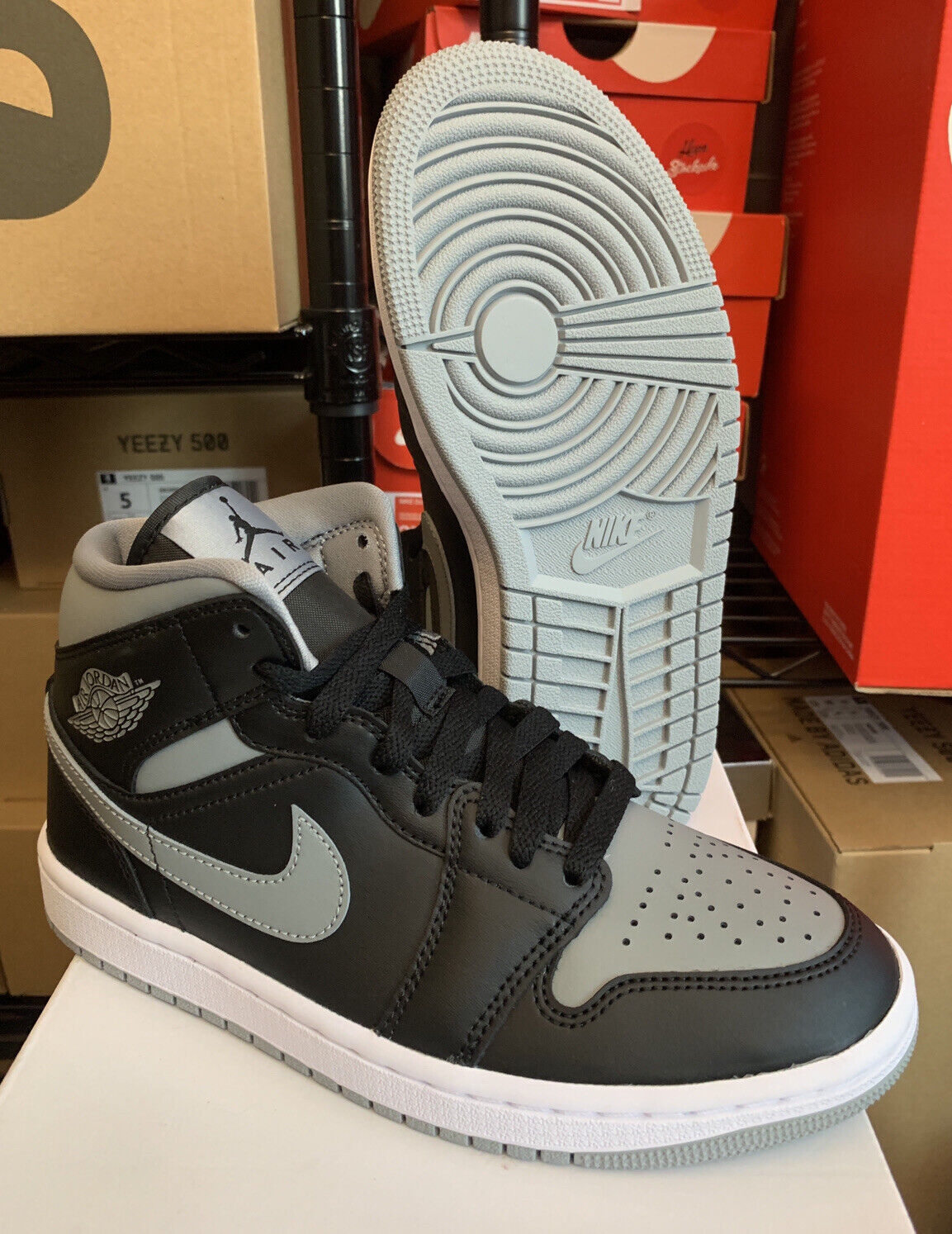 jordan 1 mid shadow white