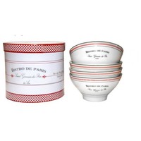 French-inspired bistro De Paris Cereal/soup/fruit Bowls, Set Of 4, New, Free S on sale French-inspired bistro De Paris Cereal/soup/fruit Bowls, Set Of 4, New, Free S on sale