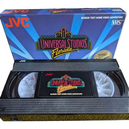 Universal Studios Florida Screen Test Home Video Adventure JVC VHS 1991 Vtg