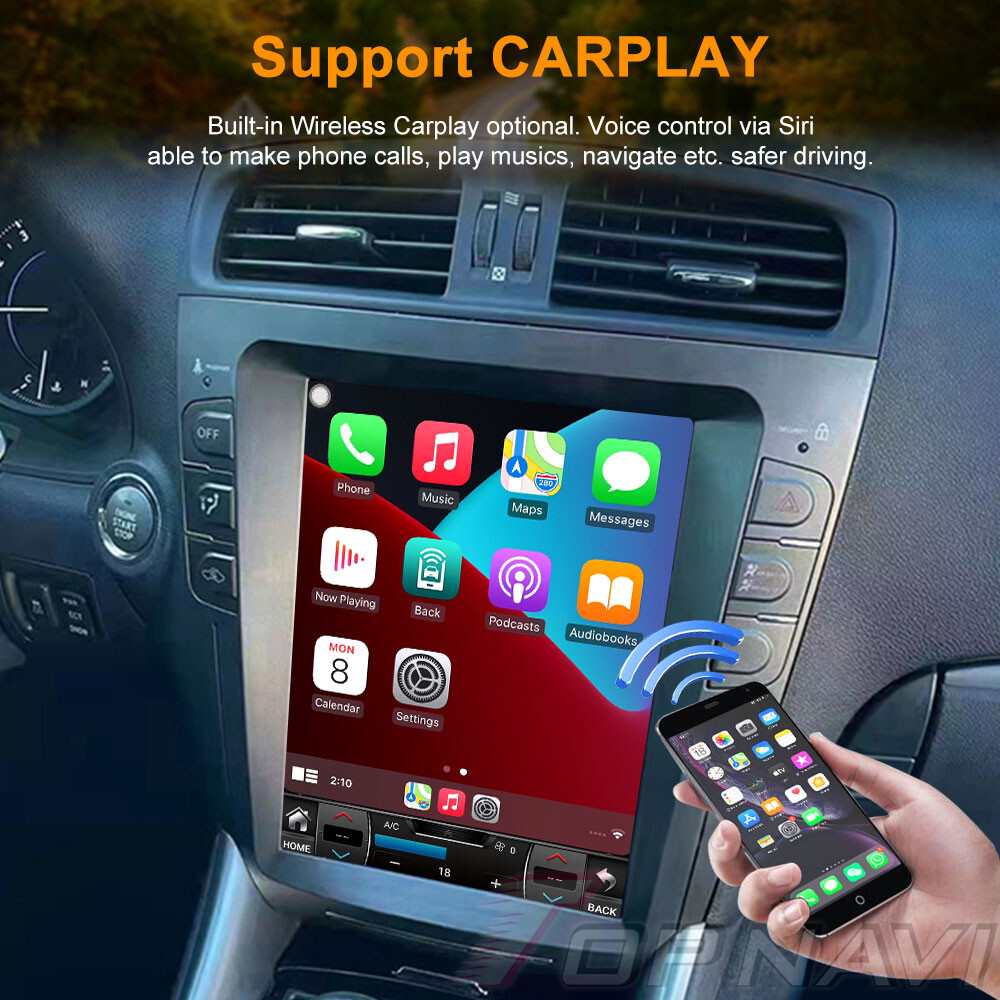 Android 14 for Lexus IS250 IS350 2006-2012 Head Unit Navi