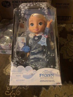 disney olaf's frozen adventure singing traditions elsa feature doll