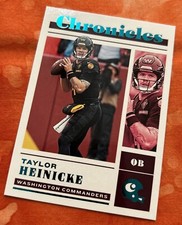 2022 Panini Chronicles TEAL Taylor Heinicke Washington #20