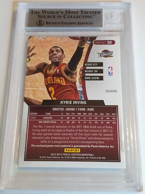 2012 Totally Certified Kyrie Irving Rookie PATCH BLUE /99 RC