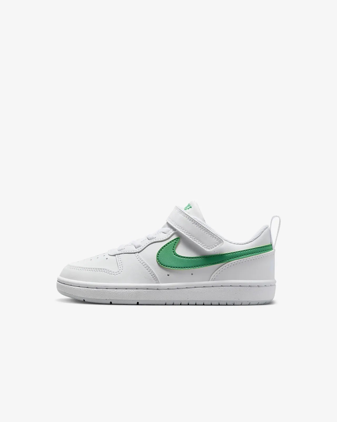 SCARPE NIKE COURT BOROUGH LOW 2 RECRAFT DV5457 109 BIANCO VERDE BAMBINO BAMBINA