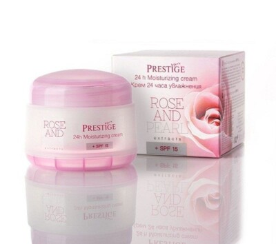 24h Pflegende Gesichtscreme ''Vip`s Prestige'' 50ml Rose & Pearl