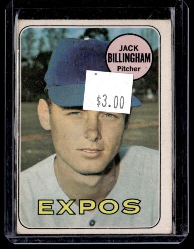 1969 Topps Jack Billingham Montreal Expos #92 - Foto 1 di 2