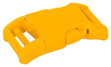 25 - 1 Inch Yellow YKK Contoured Side Release Plastic Buckle
