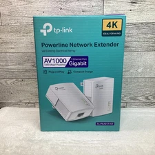 TP-Link AV1000 Gigabit Powerline Network Extender 4K/HD - TL-PA7017
