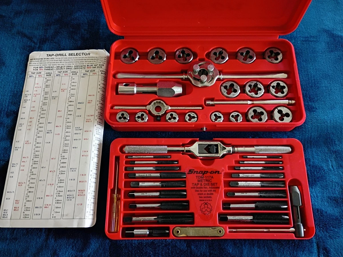 25+ Snap-on Set Metric Automotive Threading Tools for sale