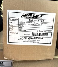 Air Lift Performance 12956 5 Gallon Aluminum Air Tank Polished Finish