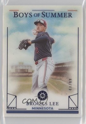2024 Panini Boys of Summer Blue 43/99 Brooks Lee #52 6fs