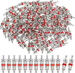 200pcs Valve Stem Cores Replacement Kit, Tire Valve Stems Standard Valve Core Un