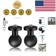 Aluminum Ball Mount Adapter Set For Gopro Insta360 - Ultimate 360 Flexibility Aluminum Ball Mount Adapter Set For Gopro Insta360 - Ultimate 360 Flexibility