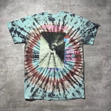 American Vintage T Shirt Tie Dye Psychedelic Printed M 5017 Used In Japan