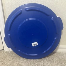 Rubbermaid BRUTE 20 Gallon Trash Can Lid – Blue – Replacement Lid – Brand New