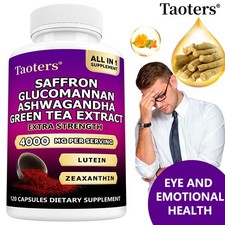 Saffron 4000mg 120 Capsules Dietary Supplement Balance Your Vision Health