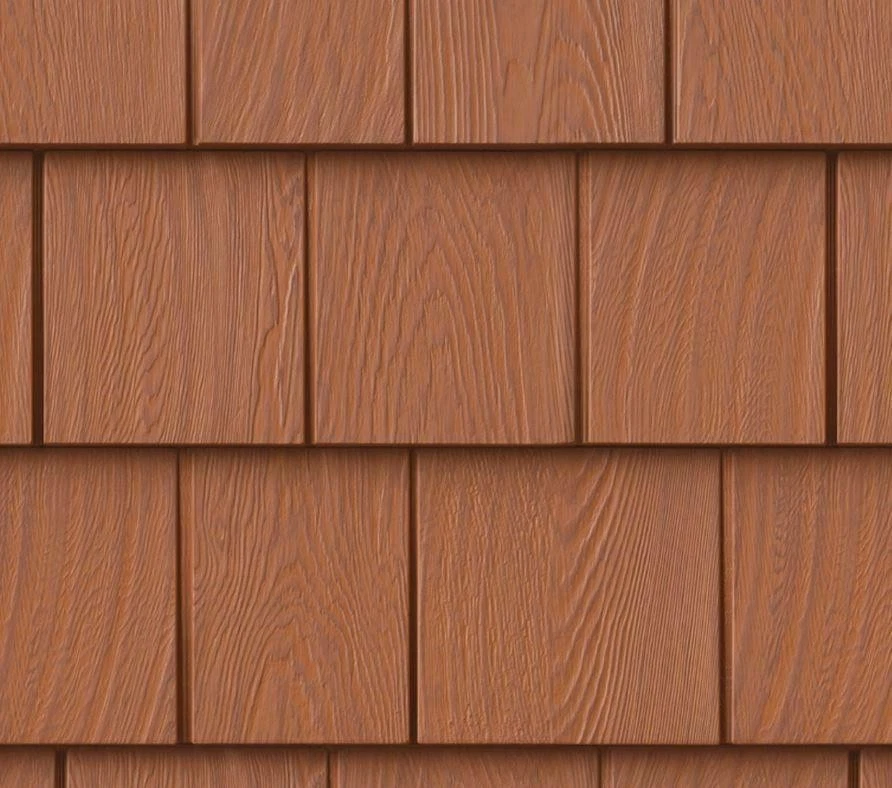 Grayne 5 pulgadas. Teja de cedro blanco revestimiento de vinilo 1/2 cuadrado, 24 paneles, 50 cuadrados Ft Foto 2 de 4