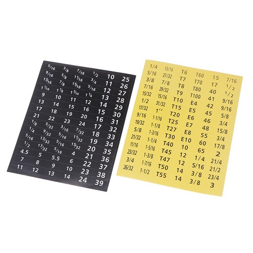 180 Pcs/Set Master Socket Rappel Rapide et Facile Étiquette Autocollants Chrome Autocollants - Photo 5/13