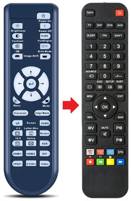 Fernbedienung geeignet für OPTOMA TSFP-IR01