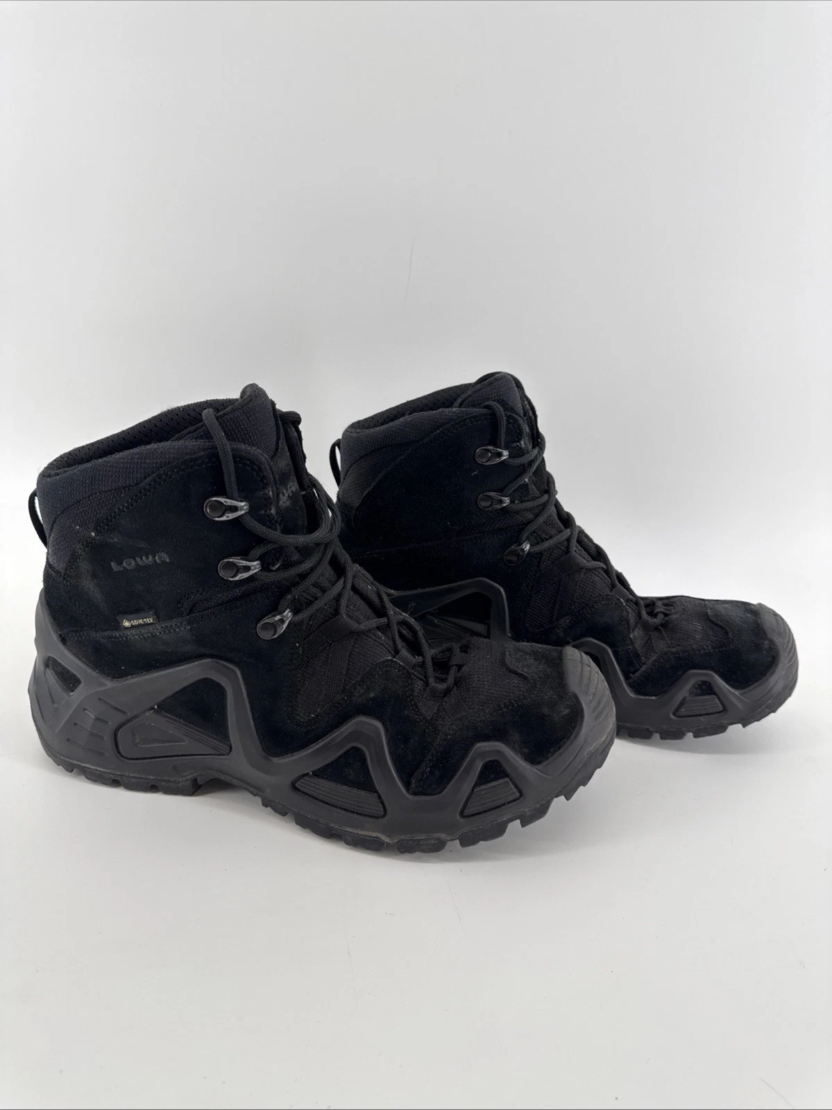 LOWA Zephyr GTX Mid TF Men's Black Tactical Boots Size 12 Med Hiking Gore-Tex