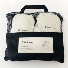 UPPAbaby Cozy Handmuffs Bryce White Fleece Lined Stroller Mittens Hand Protector