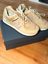 New Balance 574 Damen Sneaker Beige Wildleder...
